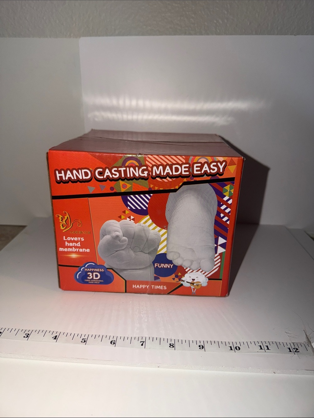 Hand Casting Made Easy Kids 3D Keepsake Kit - Orange - Hand & Foot Impressions